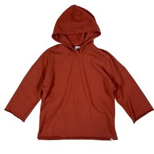 Jason Scott X Lia Bartha‎ Rust Hoodie S Lightweight Boxy Fit Men’s Streetwear
